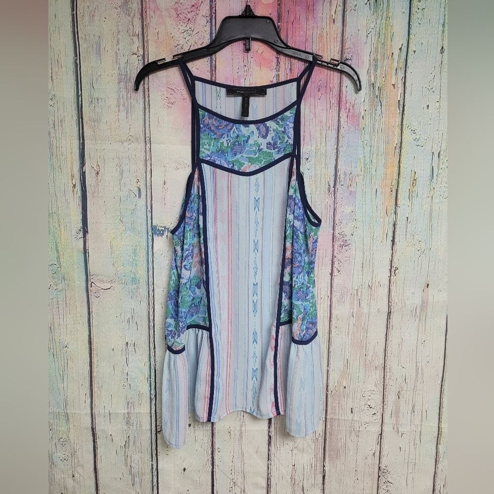 BCBG Maxazria valen print‎ block tank